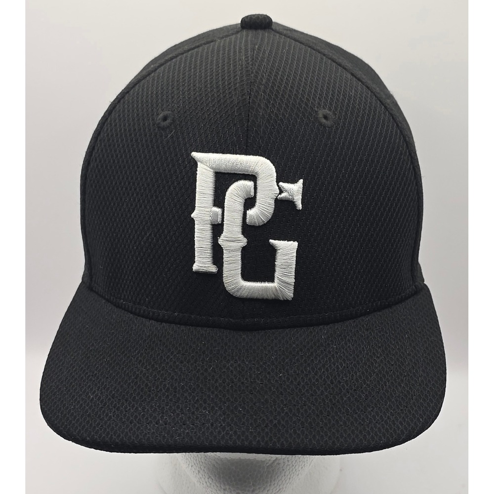 New Era Perfect Game 39Thirty Baseball Hat Fitted Stretch S/M Black‎ Cap